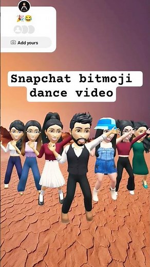 bitmoji dance video #music #remix #bitmoji #snapchat#see #shorts