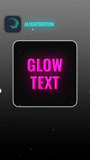 “Glow Text Effect 😱 Alight Motion Tutorial" #shorts