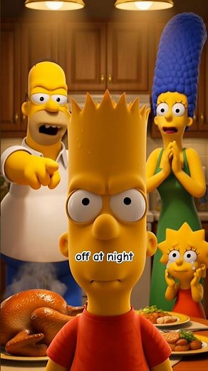"Simpsons S2E7: Bart's Thanksgiving Disaster – Runaway & Redemption! 😱 3D Epic" #simpsonsforever