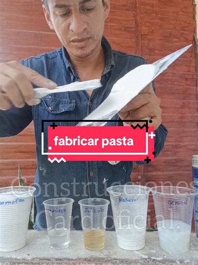 preparar estuco o pasta para la construcción #cardramirez #construction #construcciones