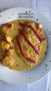 Golden, delicate, and swimming in flavor. Our Red Snapper Francese is a classic done right. #enzos #italian #restaurant #enzosofwilliamsbridge | Enzo's Of Williamsbridge