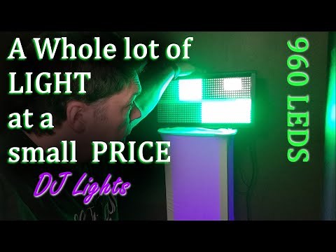 LED Strobe Light and Stage Wash. 500W RGB - W 4 in 1 Multi effect light. A DJ Light Review!