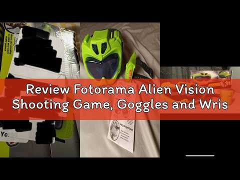 Review Fotorama Alien Vision Shooting Game, Goggles and Wrist Blaster Toy, Indoor and Outdoor Play,