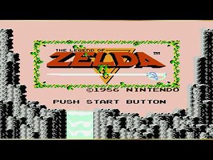 The Legend Of Zelda 1986 {4K MOD} RETRON 5 NES {Title Screen}