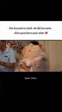 She Focused On Allah 😍🫀💍 #shorts #allah #husbandwife