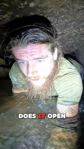 Lost in an underground maze and found a 😳 #caveexploration #caveexploring #caving
