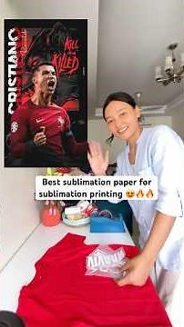 Best sublimation paper for sublimation printing 😍🔥🔥#sublimation #sublimationprinting #tshirt