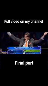 kbc 7 crore winner finally winner in kbc #kbc#7crore#funny