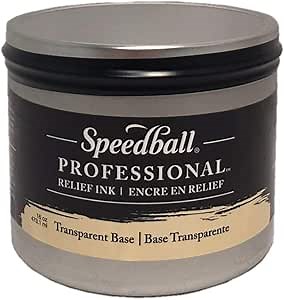 Speedball Professional Relief Ink Transparent Base 16OZ