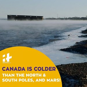 1.7M views · 20K reactions | #Canada is colder than the North & South Poles and even Mars! :O :O | Indiatimes | Facebook