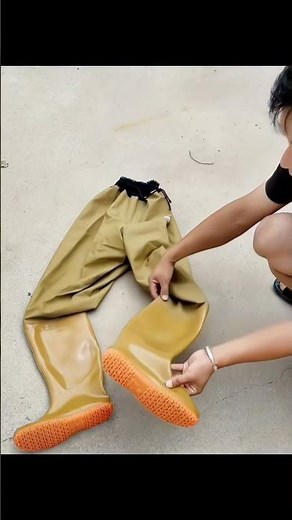 Waterproof Non-Slip Wading Gear #FishingGear #WaterproofPants #OutdoorEssentials