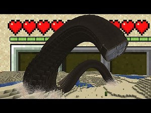 Minecraft : FORBIDDEN SANDWORM MOD in Minecraft