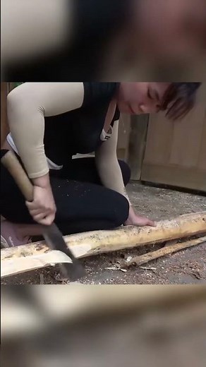 🏕️ 7 Days to Build a Hidden Forest Cabin with Hot Shower & Private Bathroom 🌿🚿