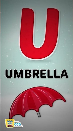 Alphabet U Song 🔤 | U for Umbrella ☂️ | Kids Phonics & Nursery Rhyme