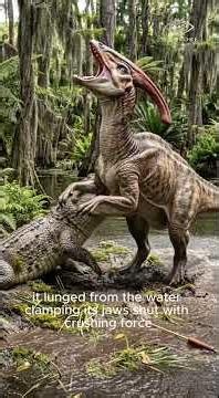 The Crocodile That Ate Dinosaurs #deinosuchus #dinosaurs #trex