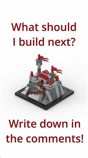 Mini Lego Castle MOC #short #lego #bricklinkstudio