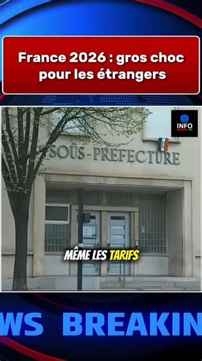 548K views · 4.6K reactions | France 2026 : fortes hausses des titres de séjour, naturalisation et démarches pour les étrangers #ÉtrangersEnFrance #TitresDeSéjour #ActualitéFrance #LoiDeFinances2026 #ImmigrationFrance | InfoLine France | Facebook