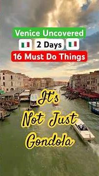 Best Things To Explore In Venice || Venice in 2 Days