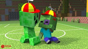 Monster School- Rich Wither Skeleton and Poor Baby Zombie - Sad Story - Minecraft Animation | Mario Veum