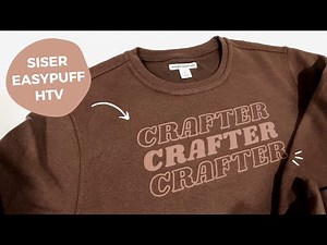 Trying PUFF VINYL For The First Time! 👀😱 // How To Heat Press Siser EasyPuff HTV with Cricut Maker