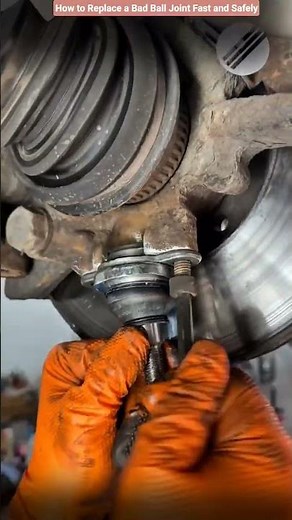 How to Replace a Bad Ball Joint Fast and Safely #shorts #mechanic #automobile