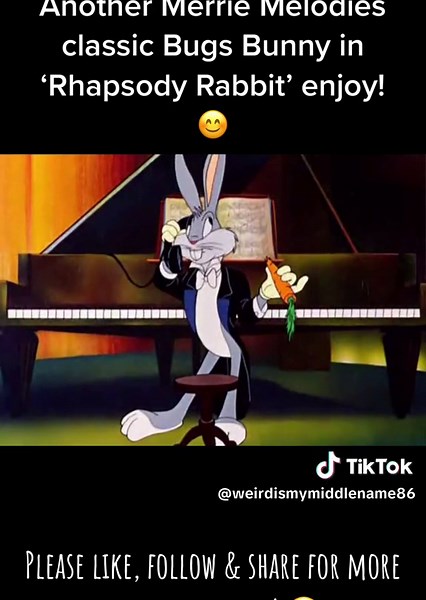 Disfruta de Rhapsody Rabbit con Bugs Bunny