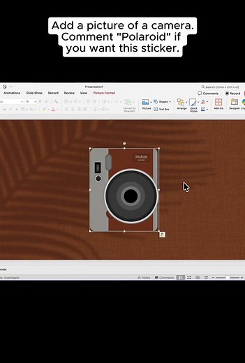 Free Polaroid PowerPoint Template Tutorial
