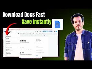 How To Download and Save Google Docs Document Quickly | Step-by-Step