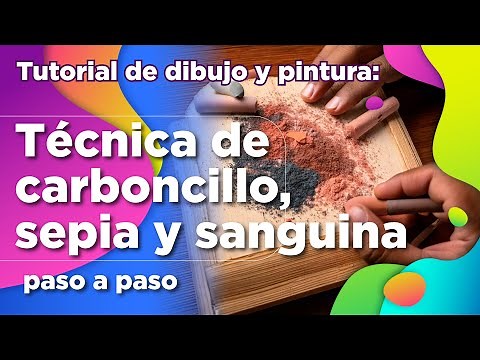 Learn the charcoal, sepia, and sanguine techniques step by step in a professional manner