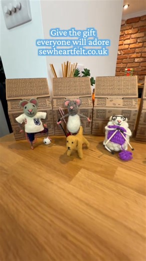 Stocking fillers sorted! 🎁 Handcrafted, adorable Tiny Animals for all the family! | Sew Heart Felt