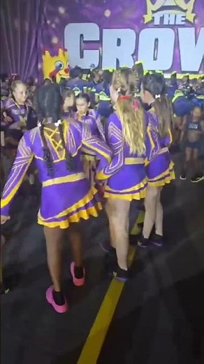 My first cheer competition of the season! With my team and parents.