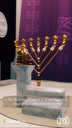 6.1K views · 697 reactions | What was the Menorah anyway? See the sacred objects of the holy the temple like never before with this unique video produced with our partners @torahvr | Chabad.org | Facebook