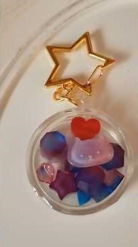 初めてつくる【琥珀糖シェイカーキーホルダー（+α）】#ハンドメイド #diy #手作り工作 #レジン #かわいい #handmade #art