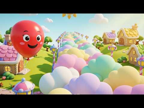 Magic Balloon Goes Pop Pop Paa | Colorful Balloons & Pop Sounds for Kids