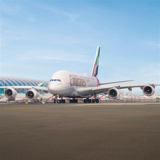 Pure cinema. Our iconic A380 steals every scene. 🎬🍿✈️ | Emirates