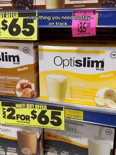 Optislim VLCD Shakes Shopping at Chemist Warehouse