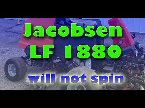 Jacobsen Fairway mower - Reel not spinning Solution 2