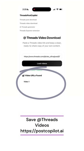 Download Threads Videos on iPhone (No App)