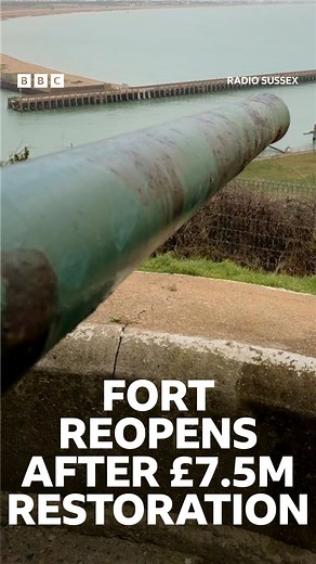 Newhaven Fort is to reopen after a £7.5m restoration project. The historic fort, which has been closed for 12 months, now boasts new interactive exhibitions, an adventure playground and a 1970s-themed escape room. More here: https://bbc.in/4hEooTm | BBC Sussex