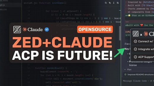 Zed Claude Code⧸GLM Code与ACP Overview：这些你必须了解！