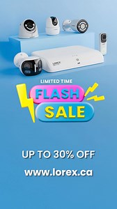 Smart lighting, 180° views & no monthly subscriptions means you can secure your home in a flash—Get up to 30% off sitewide. | Lorex Technology