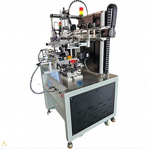 [Hot Item] Semi-Automatic Screen Printing Machine Plastic Paper Cup Cosmetic Bottle Logo Gravure Bearing