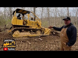 Clearing trails with the 1973 Caterpillar D5 Dozer. Idaho's new toy is vintage Heavy Equipment.