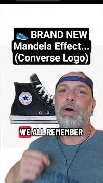 👟 BRAND NEW Mandela Effect...(Converse Logo) #mandelaeffect #converse