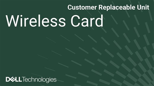 Retrait et installation de la carte sans fil sur Inspiron 16 5645