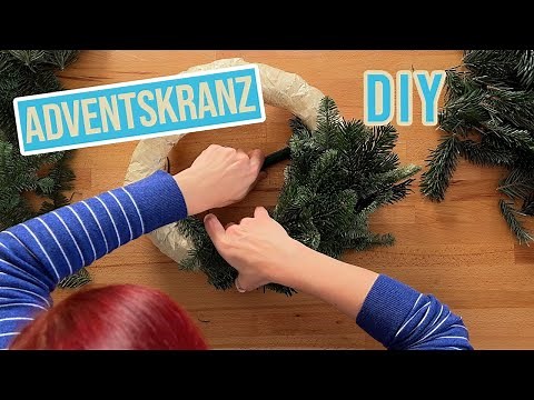 Make your own Advent wreath - simple step-by-step instructions