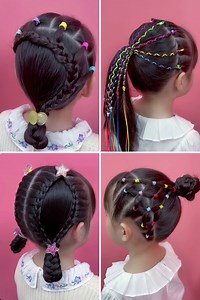 494K views · 3.5K reactions | Easy And Cute Hairstyles For Girls with Video Tutorials | Parenting | Facebook
