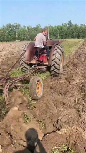 Satisfying Plowing with a Historic Massey Harris Tractor