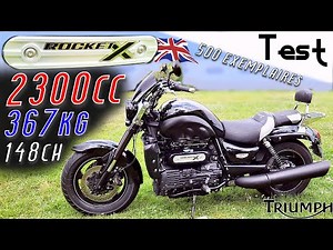 "Test" Il y a uniquement 500 exemplaires de ce monstre 🚀 "Triumph Rocket X de 2015"