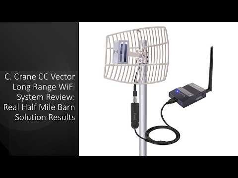 C. Crane CC Vector Long Range WiFi System Review: Real Half Mile Barn Solution Results